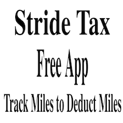 Stride Tax Free App Track Miles