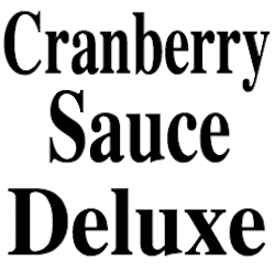Cranberry Sauce Deluxe