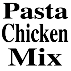 Pasta-Chicken-Sweet Peas-Mixed Vegetables