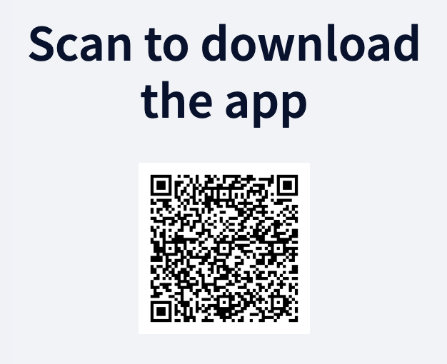 Scan the dumpling QR code to download app