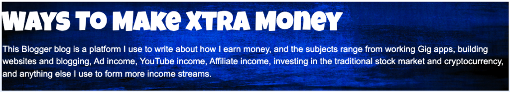 Ways To Make Xtra Money Blogger Blog